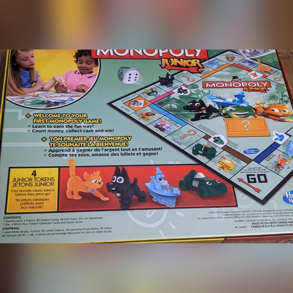 Monopoly Junior Board Game - Picture 2 of 2
